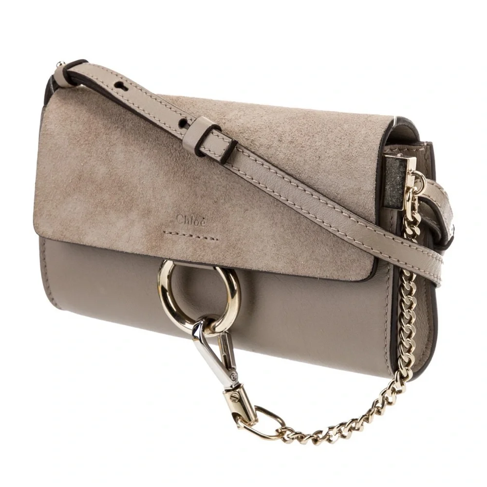 Chloe Leather Faye crossbody Bag mini - Picture 4 of 8